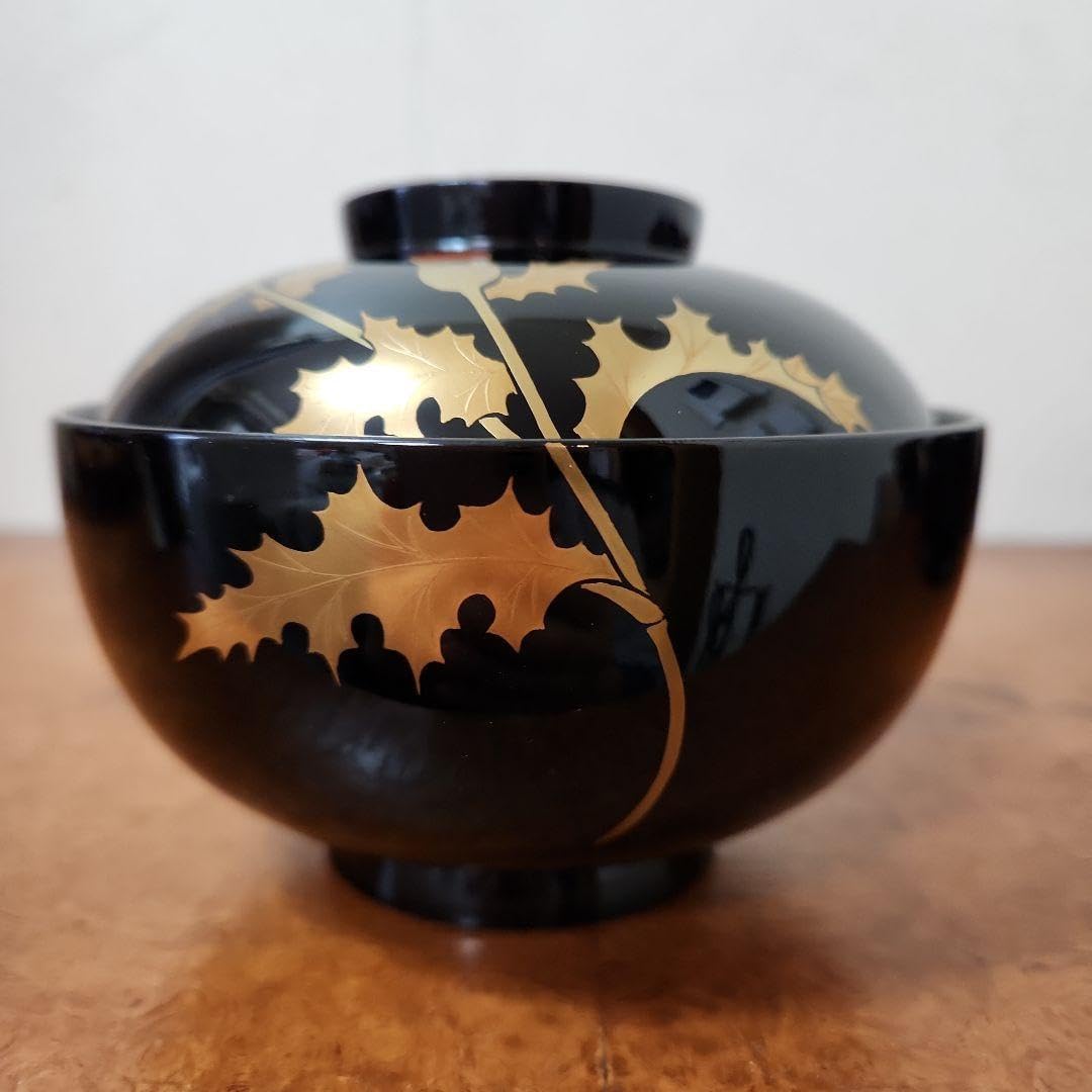 京の漆芸　寛文元年(1661年)創業　象彦　吸い物椀　5客　桐箱入り 京の漆芸 寛文元年(1661年)創業 象彦 吸い物椀 5客